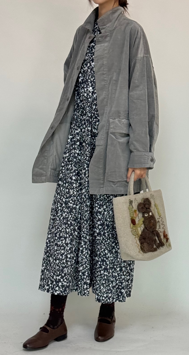 투쥬르 커버롤 벨벳 자켓