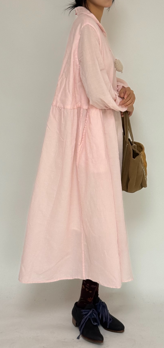 Risa Nakamura 플랫 카라 드레스