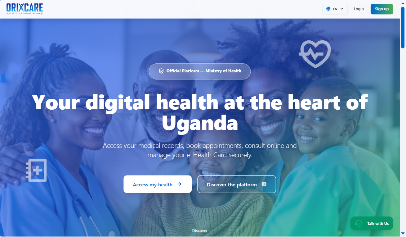 Orixcare - Plateforme Nationale de Santé Digitale (Ouganda)