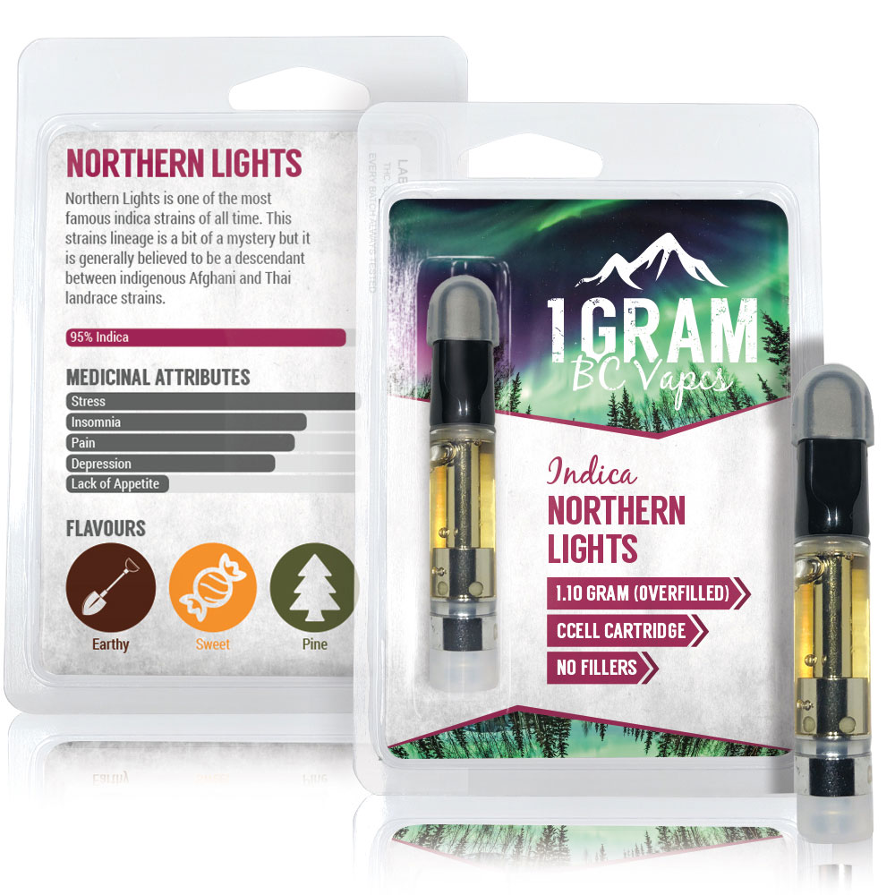1.1g BC Vape Indica Cart