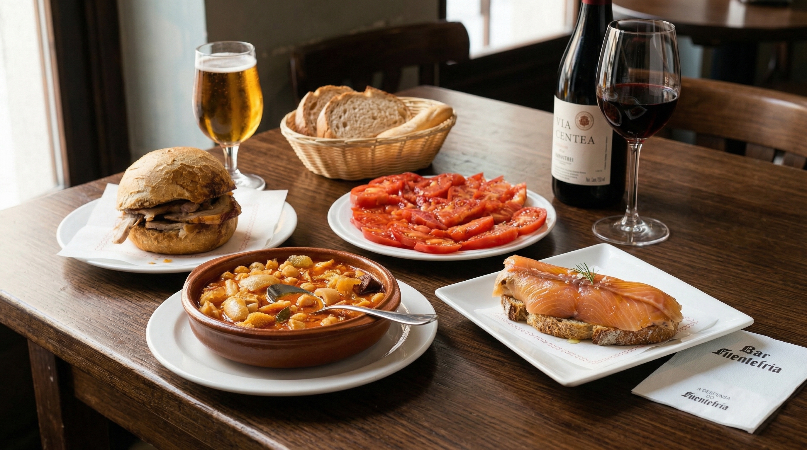 Tomate Casero con aceite virgen - Fuentefría Ourense