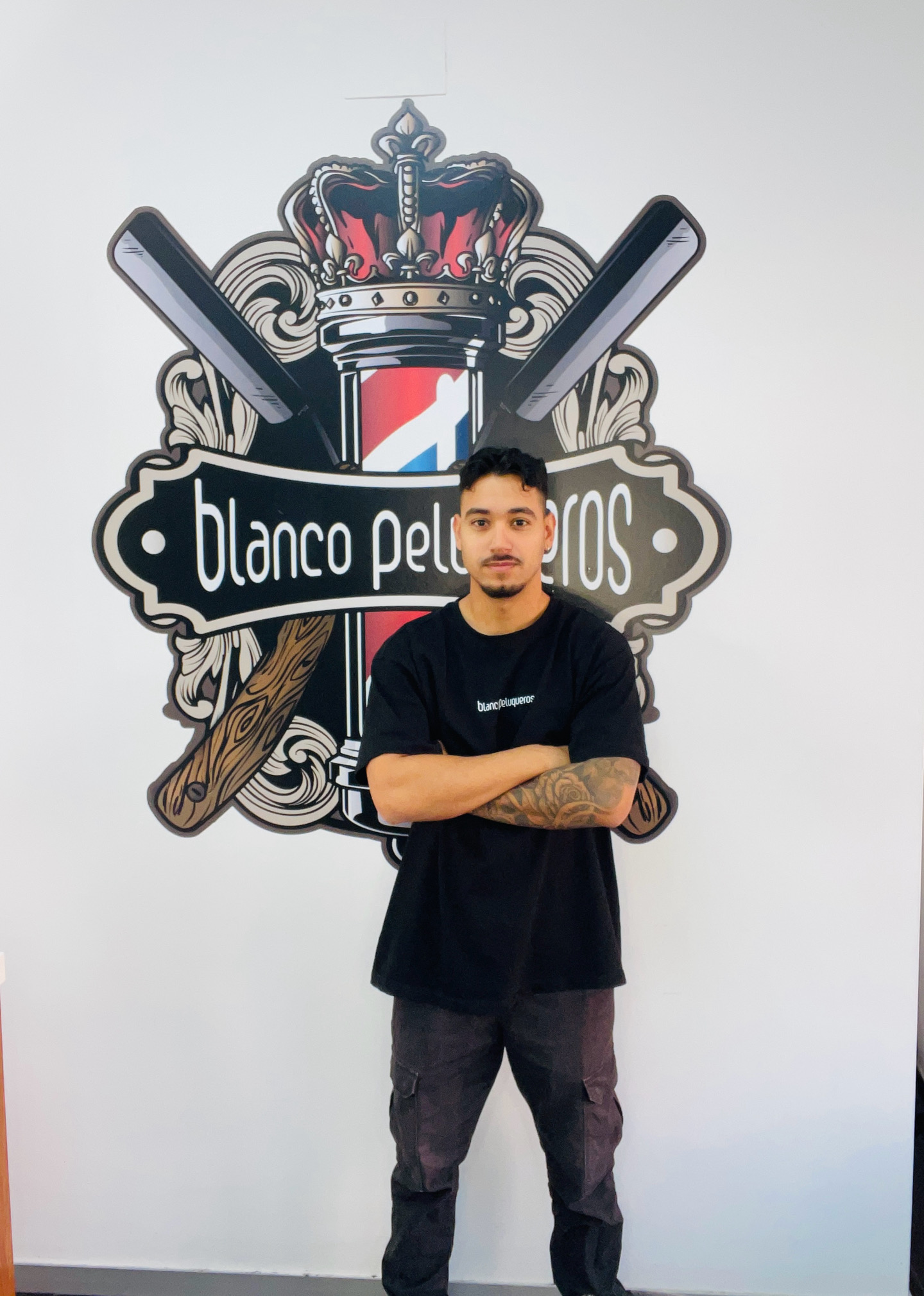 Sebas, barbero y estilista en Blanco Peluqueros Barrocanes