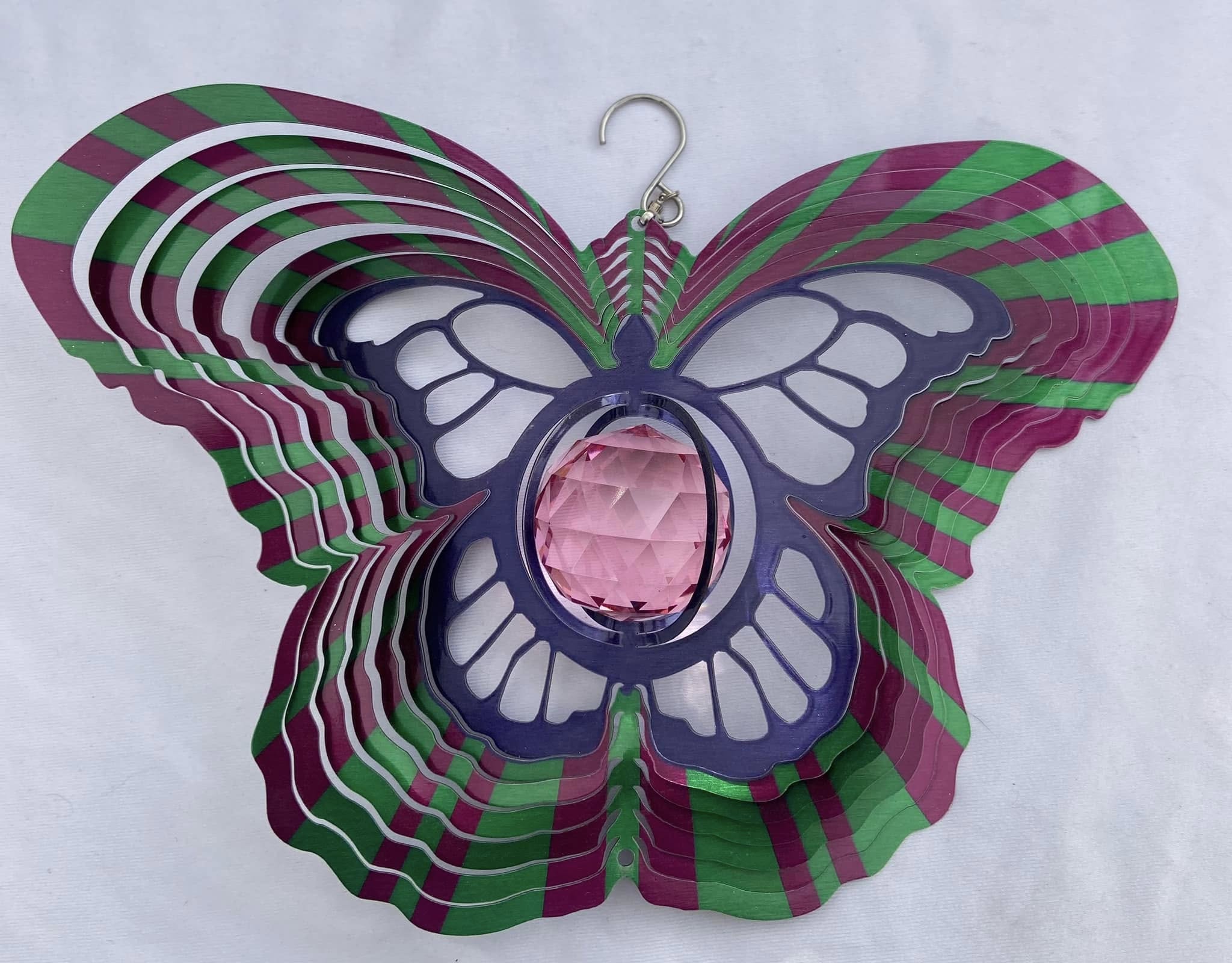 Floral mandala wind spinner