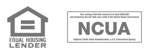 NCUA and Equal Housing Lender logos