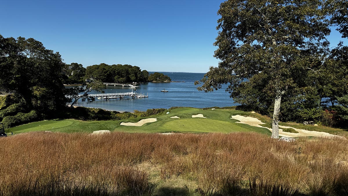 Scenic golf hole at a prestigious private club — Bucket List Golf FAQ and membership information