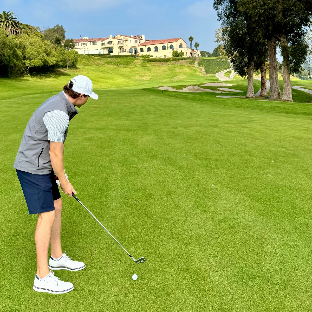 Riviera Country Club - Championship Golf Course Pacific Palisades CA Riviera Country Club Golf Course championship layout with dramatic elevation and canyon views