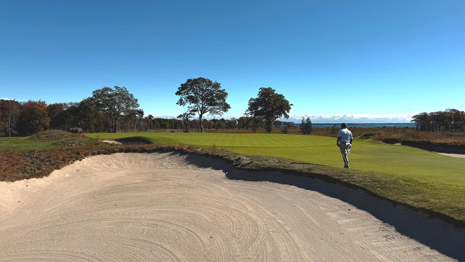 Tee box view at Kittansett Club