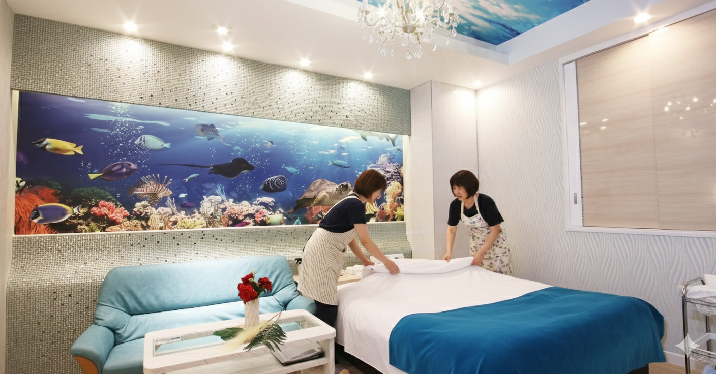 お互いを助け合うスタッフ