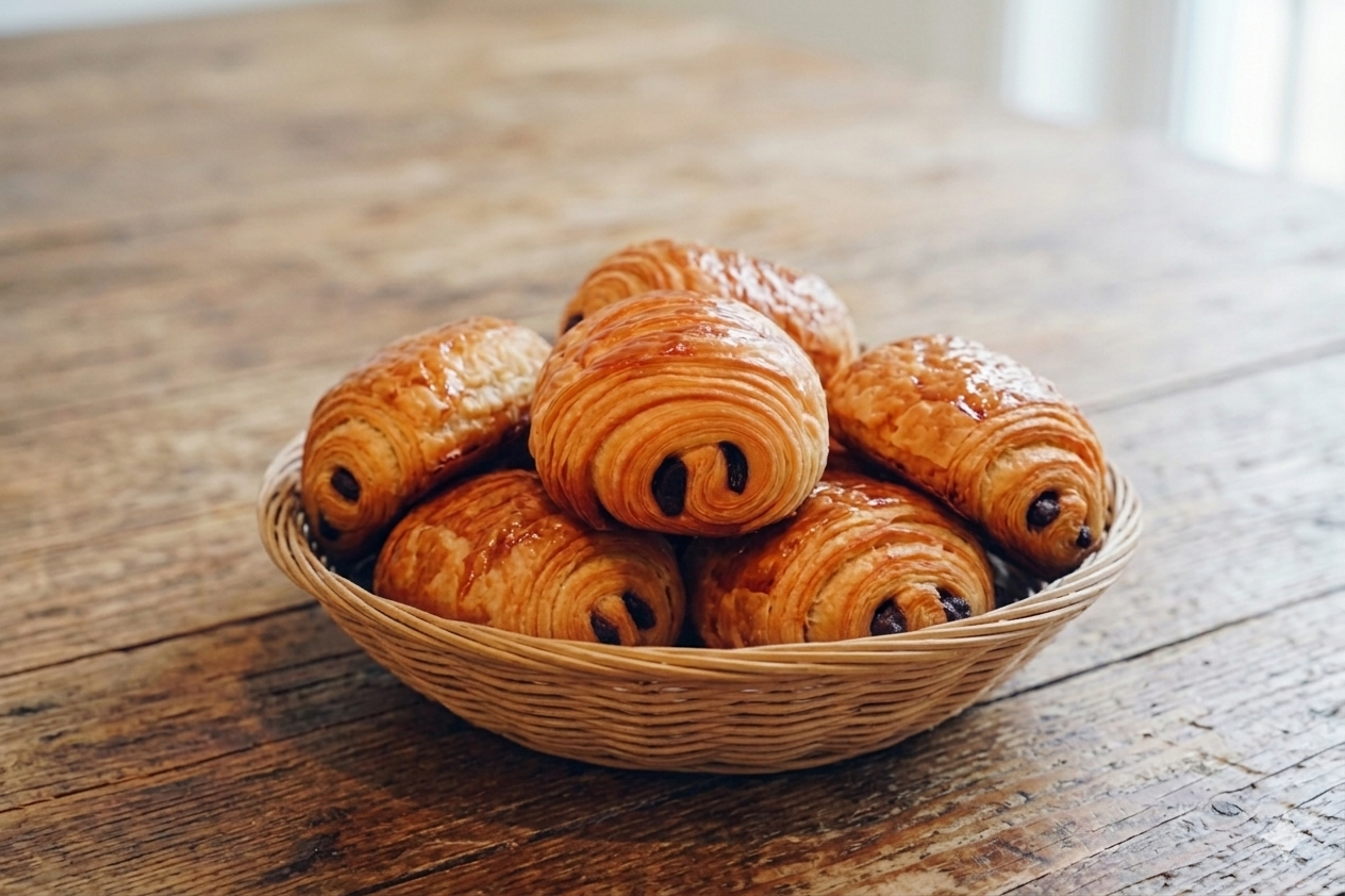 10 grands pains au chocolat