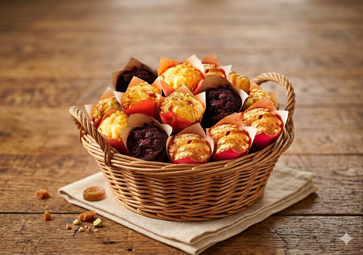 Plateau de 20 mini muffins