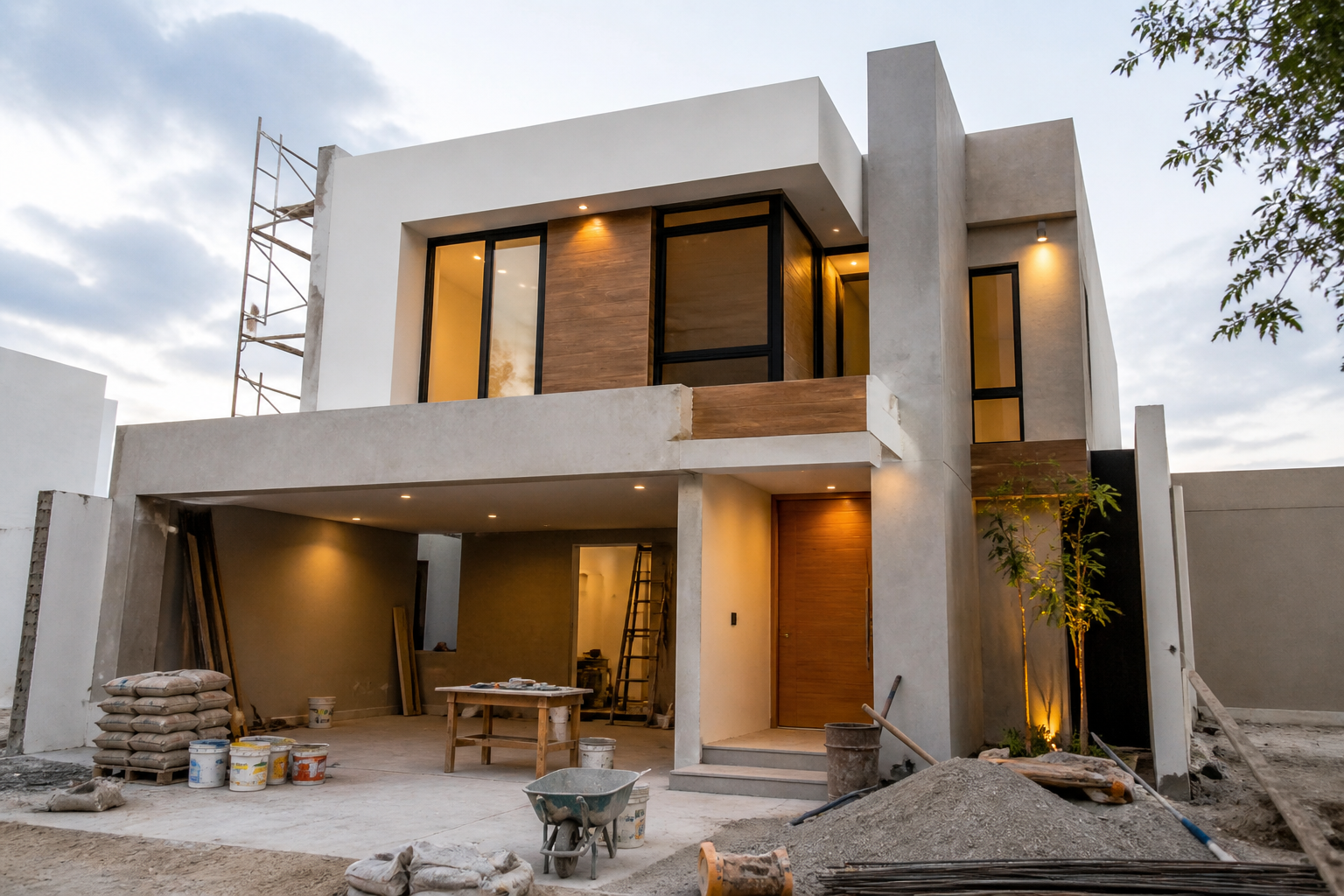 Construcción moderna en México