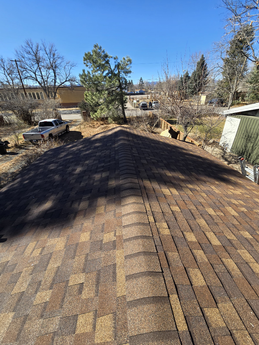 Completely finished roof