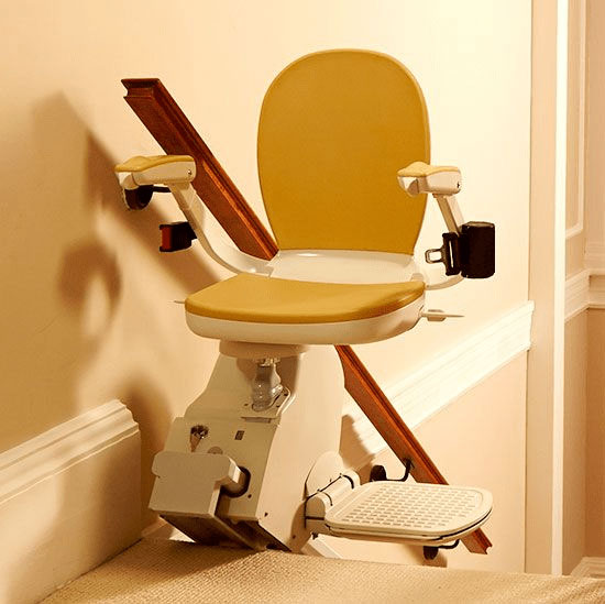 Acorn 130 Superglide stair lift installation in New Jersey home