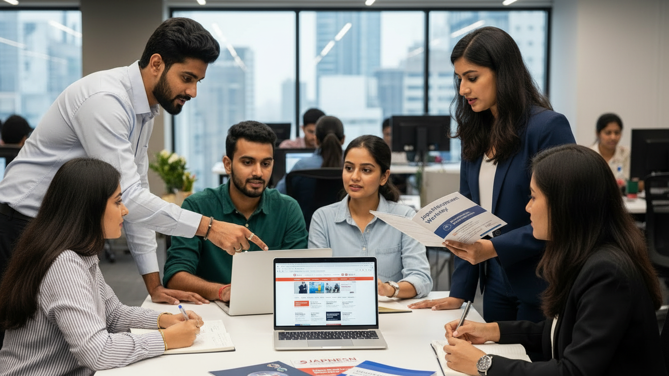 Briefing participants