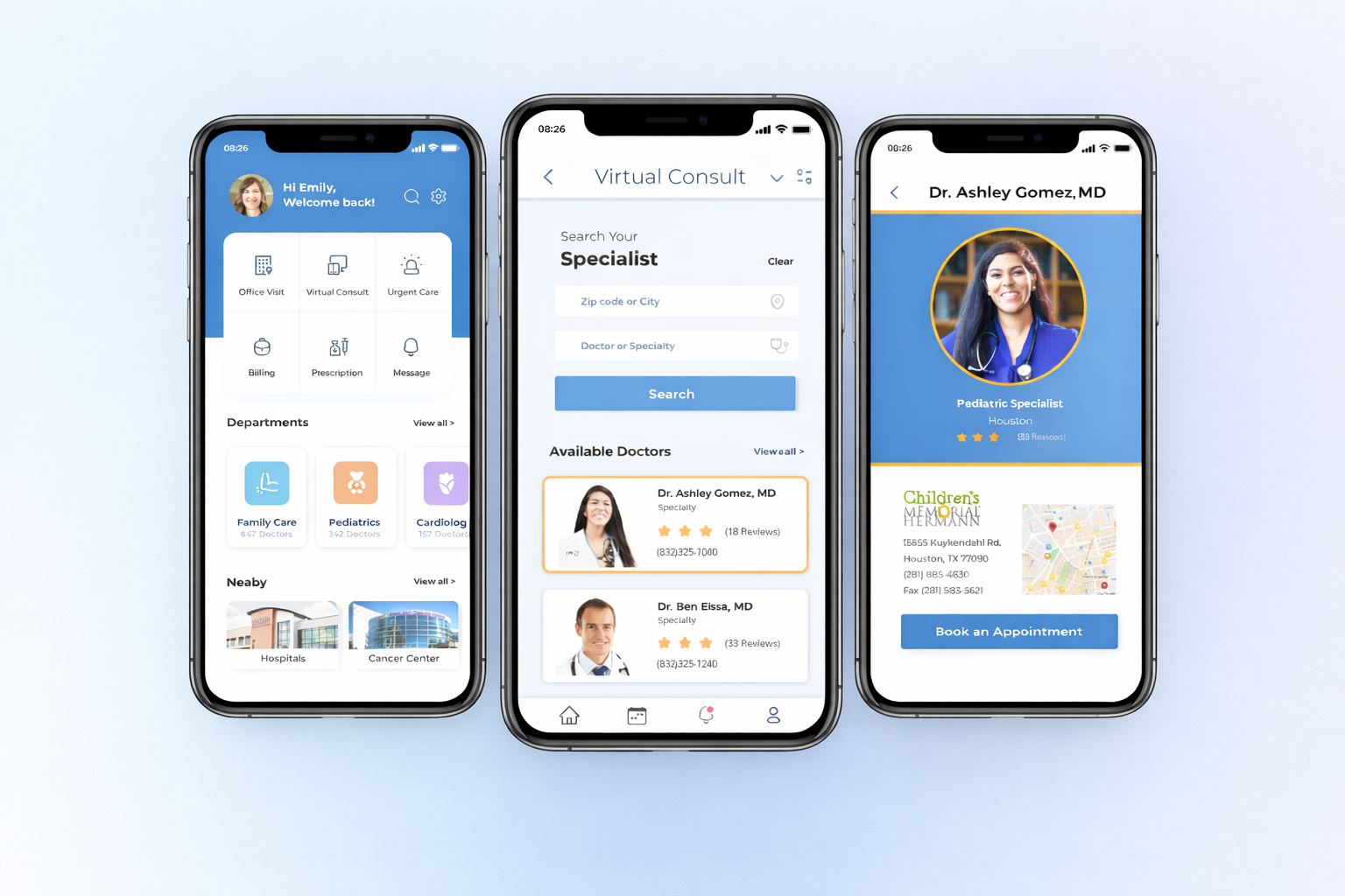 EVERYDAY WELL virtual care mobile experience