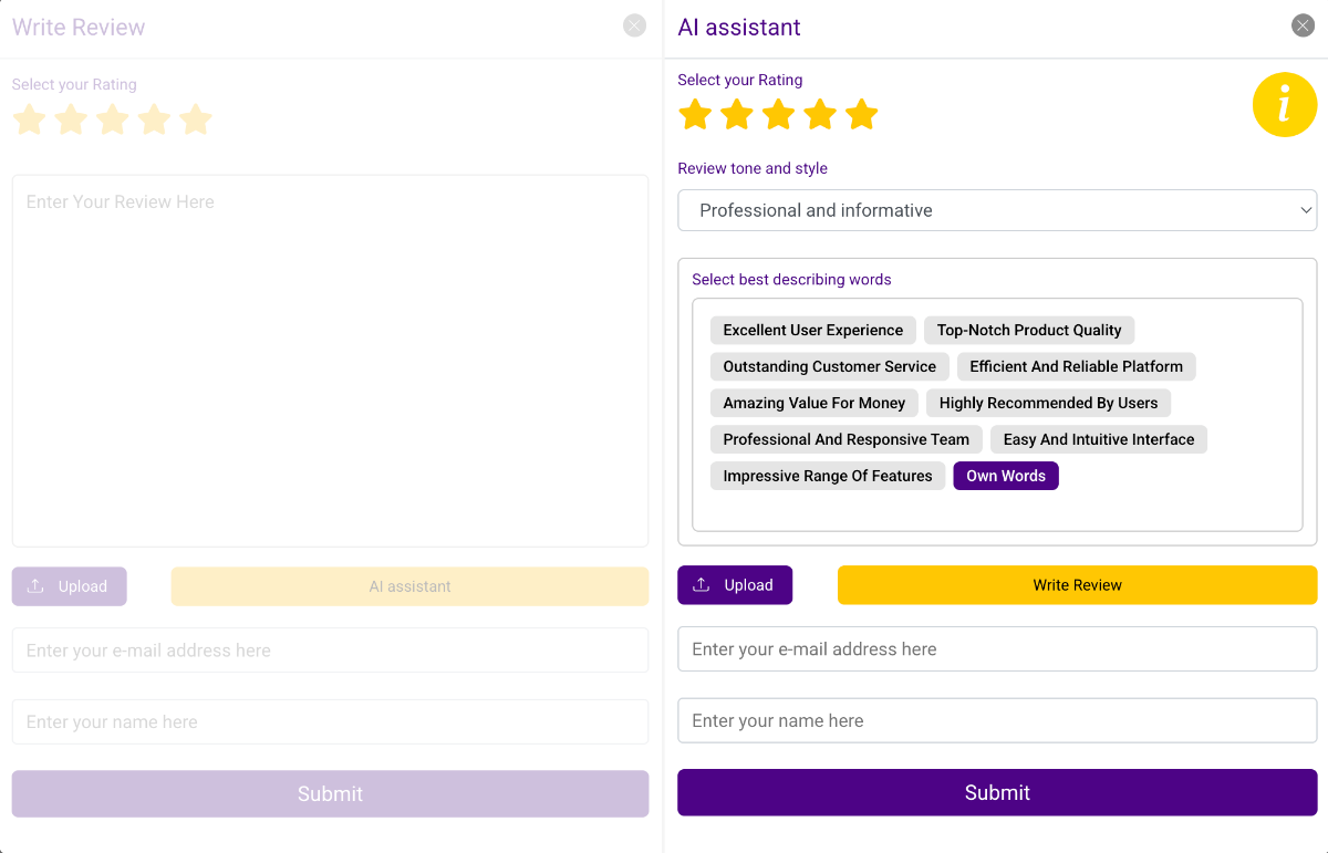 Begin met reviews krijgen