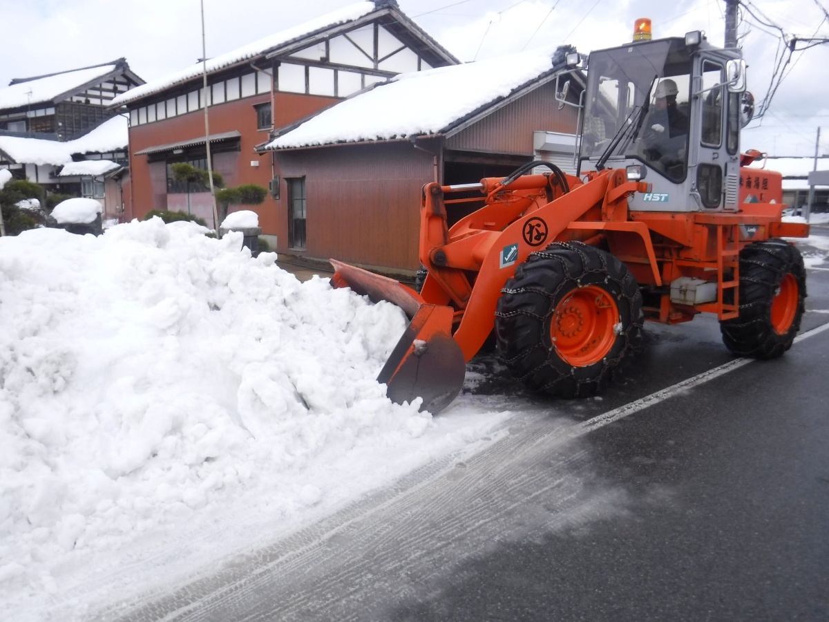 除雪作業