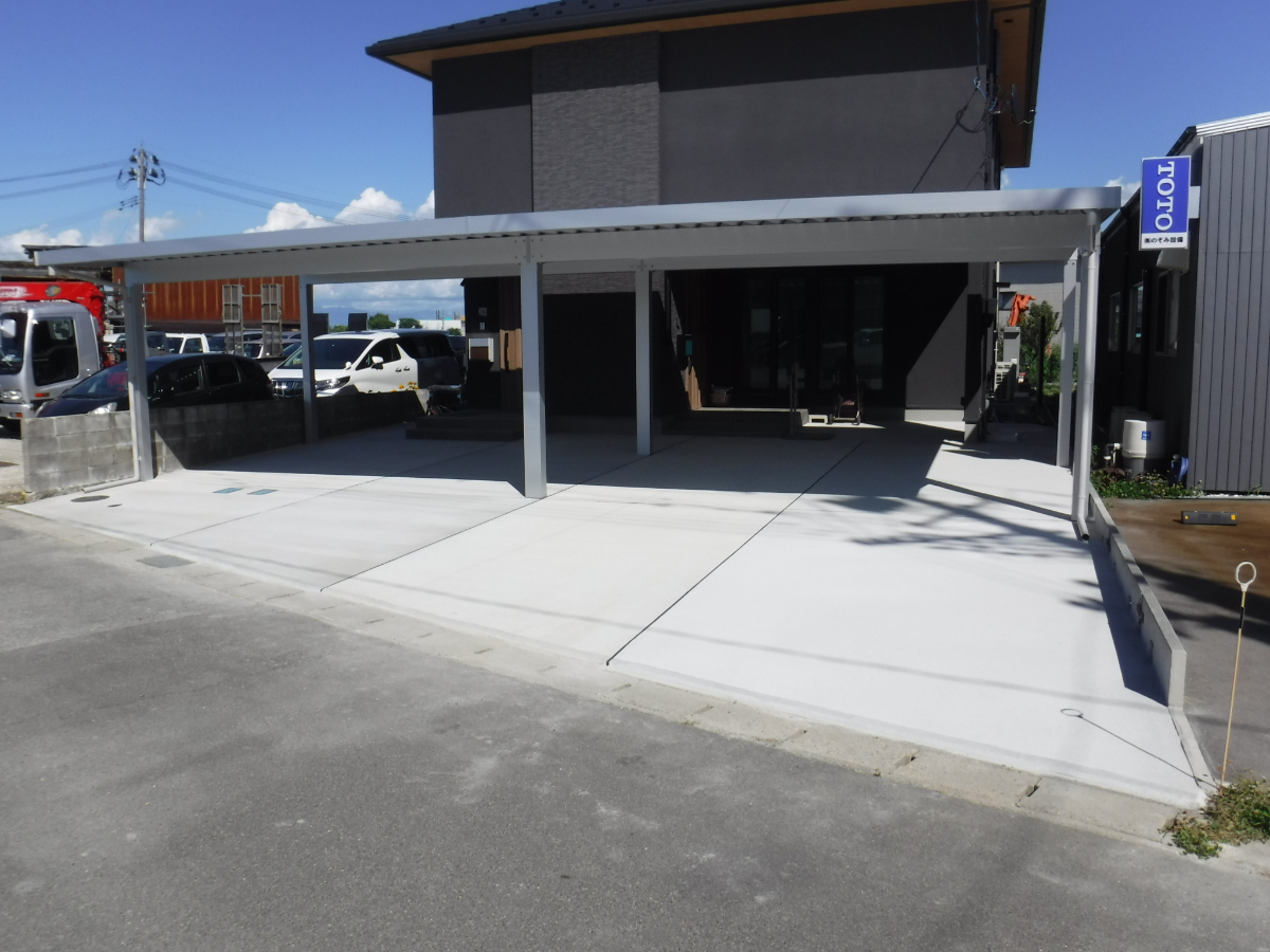 民家の土間コンクリート工事