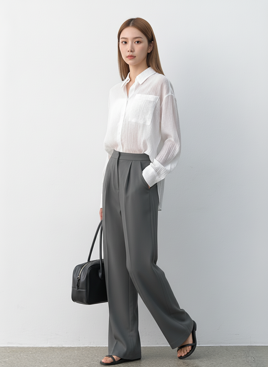 ストレートスラックス