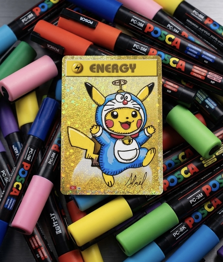 Pikachu x Doraemon