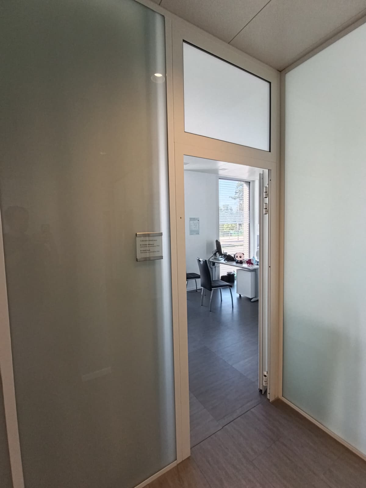 Clinic reception area