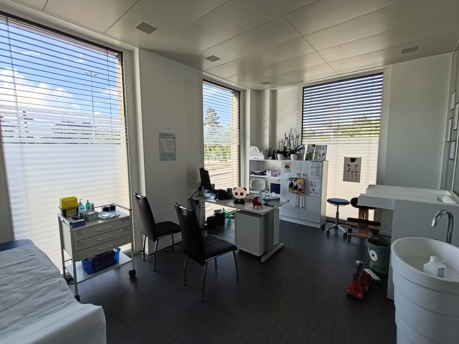 Pediatric clinic waiting room