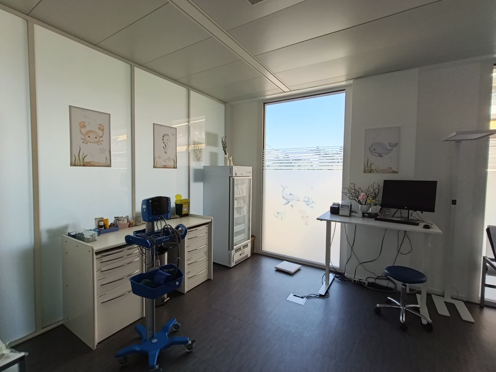 Pediatric examination room