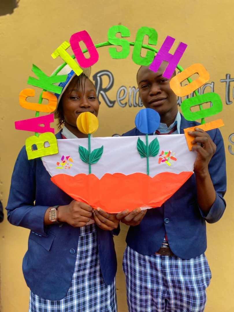Students at Tender Steps School