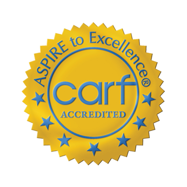 CARF Accredited Badge