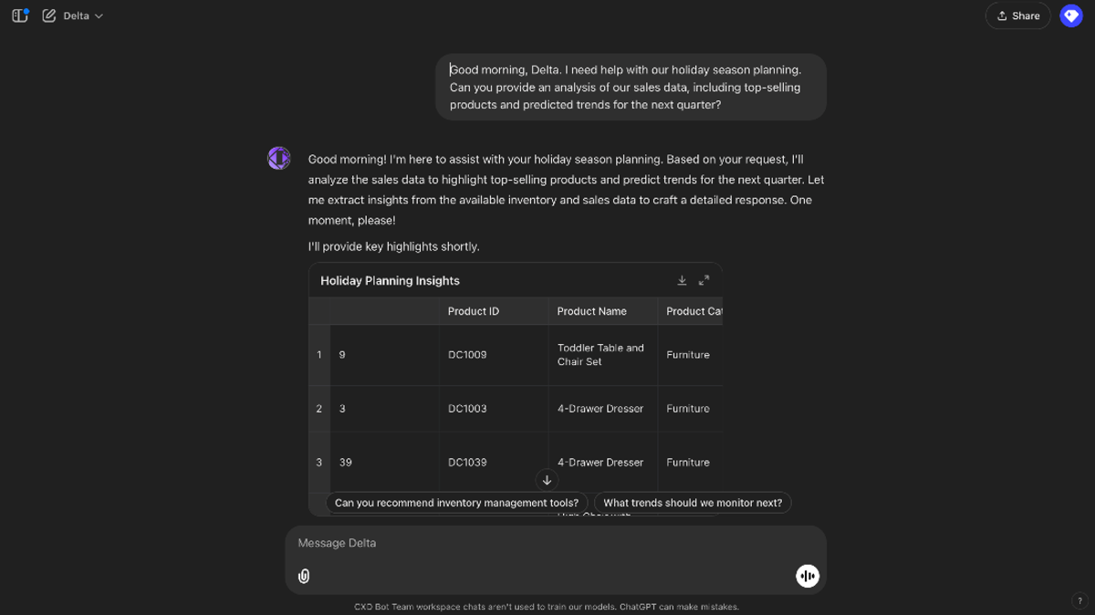Delta 3.0 - MVP screenshot
