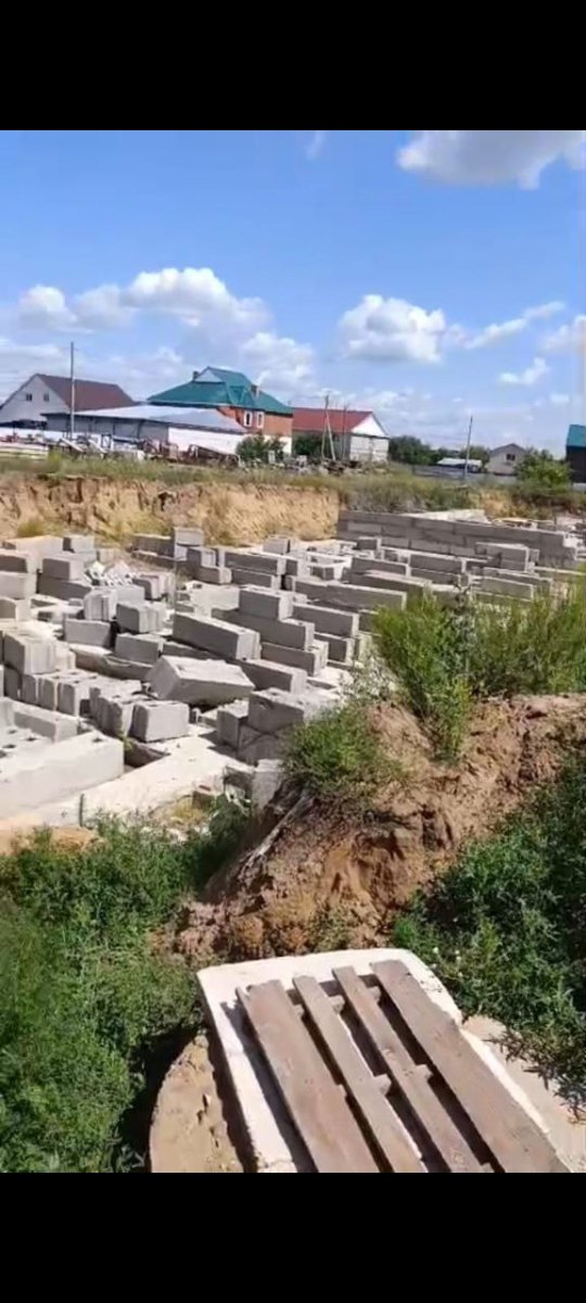 Готовый фундамент