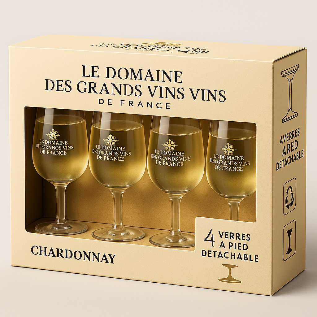 Pack Chardonnay - 4 Verres