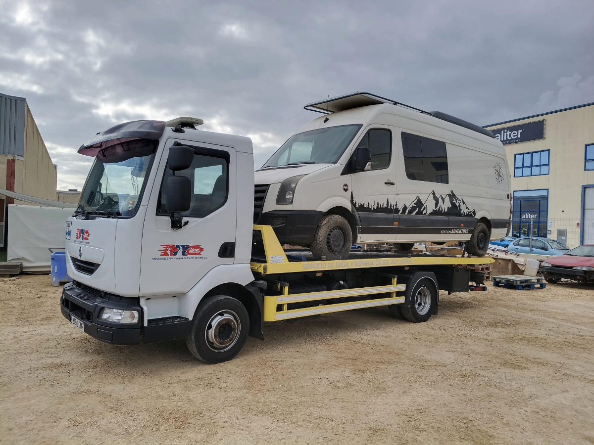 Transporte furgoneta camper