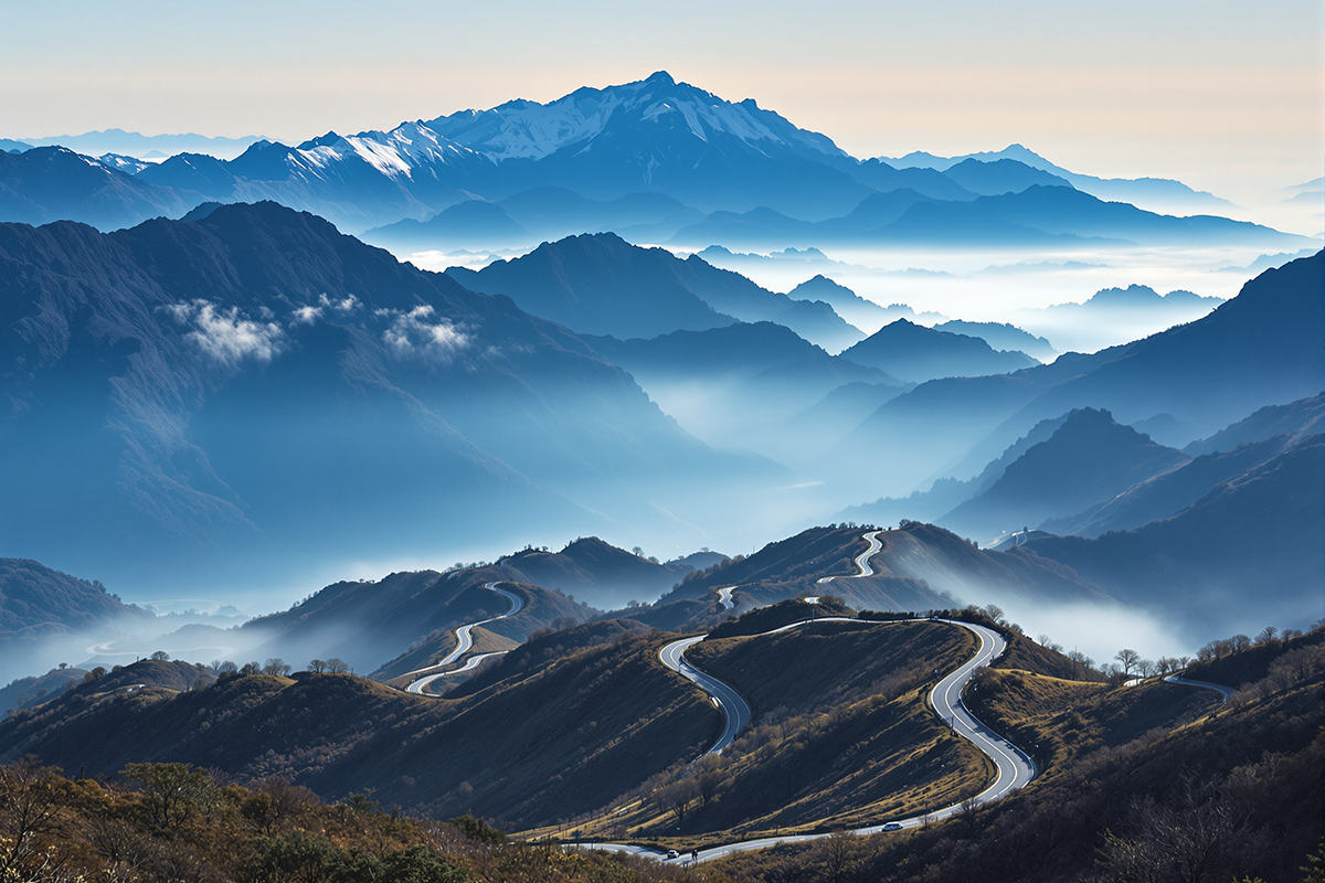 지리산 6개령 전경