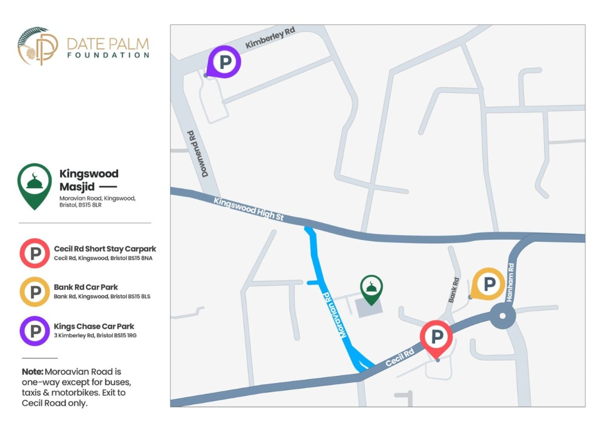 Car Parking Map - Date Palm Foundation