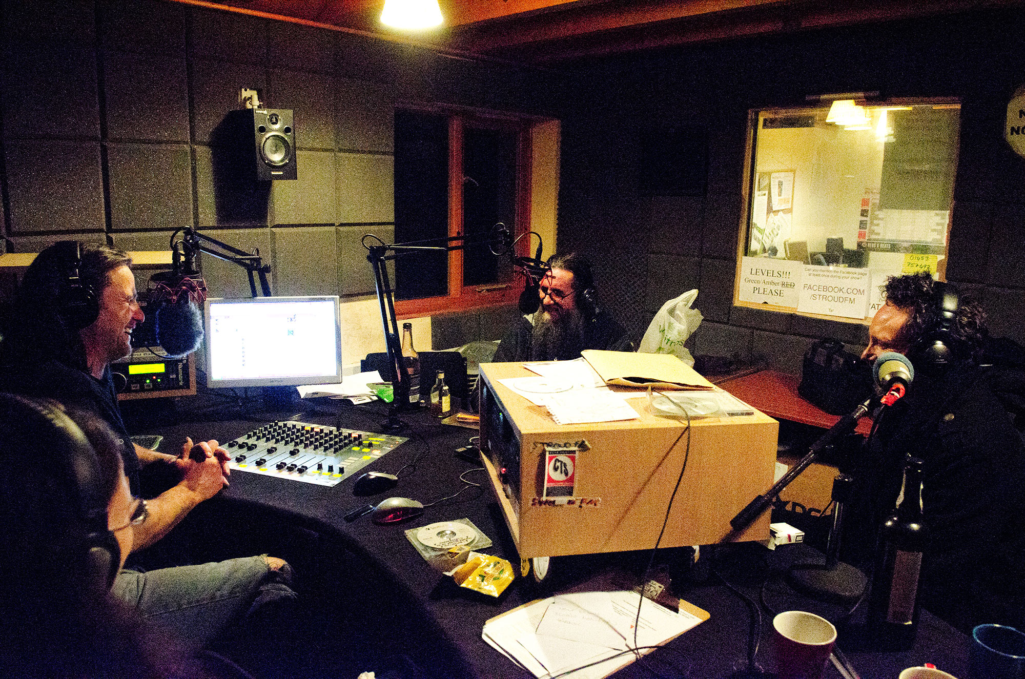 Stroud FM final show with Krusher & David Palfreyman (Pic Dan Brown)