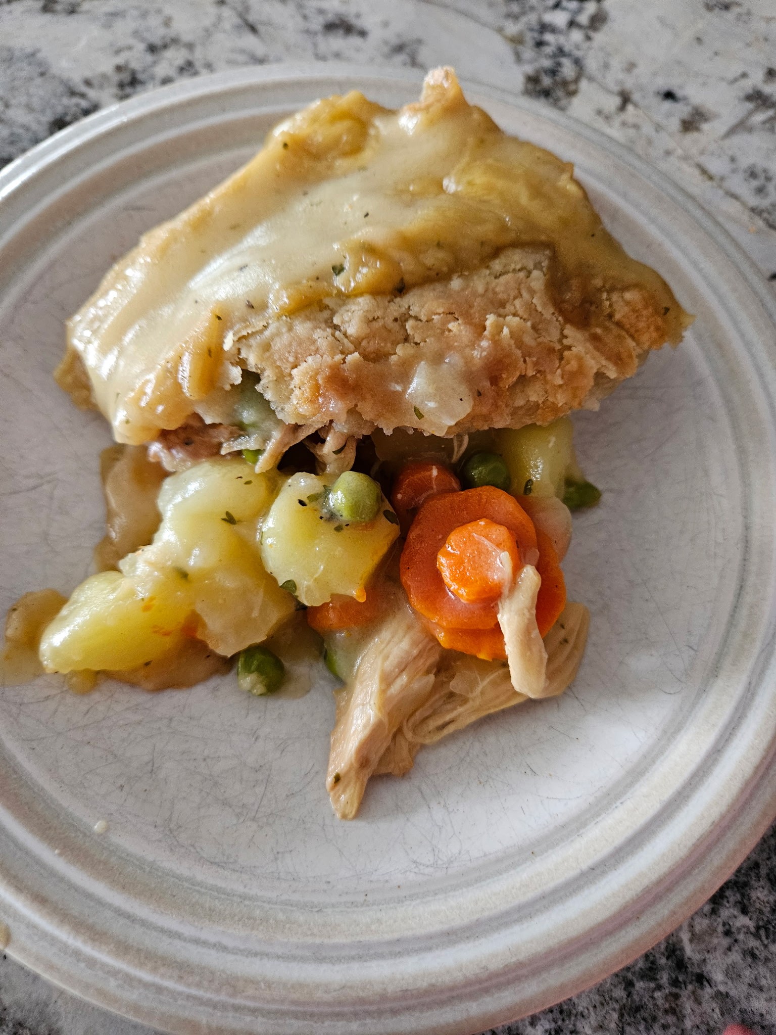 Homemade Chicken Pot Pie recipe by Heather at BlingKitchen — Weeknight Dinners