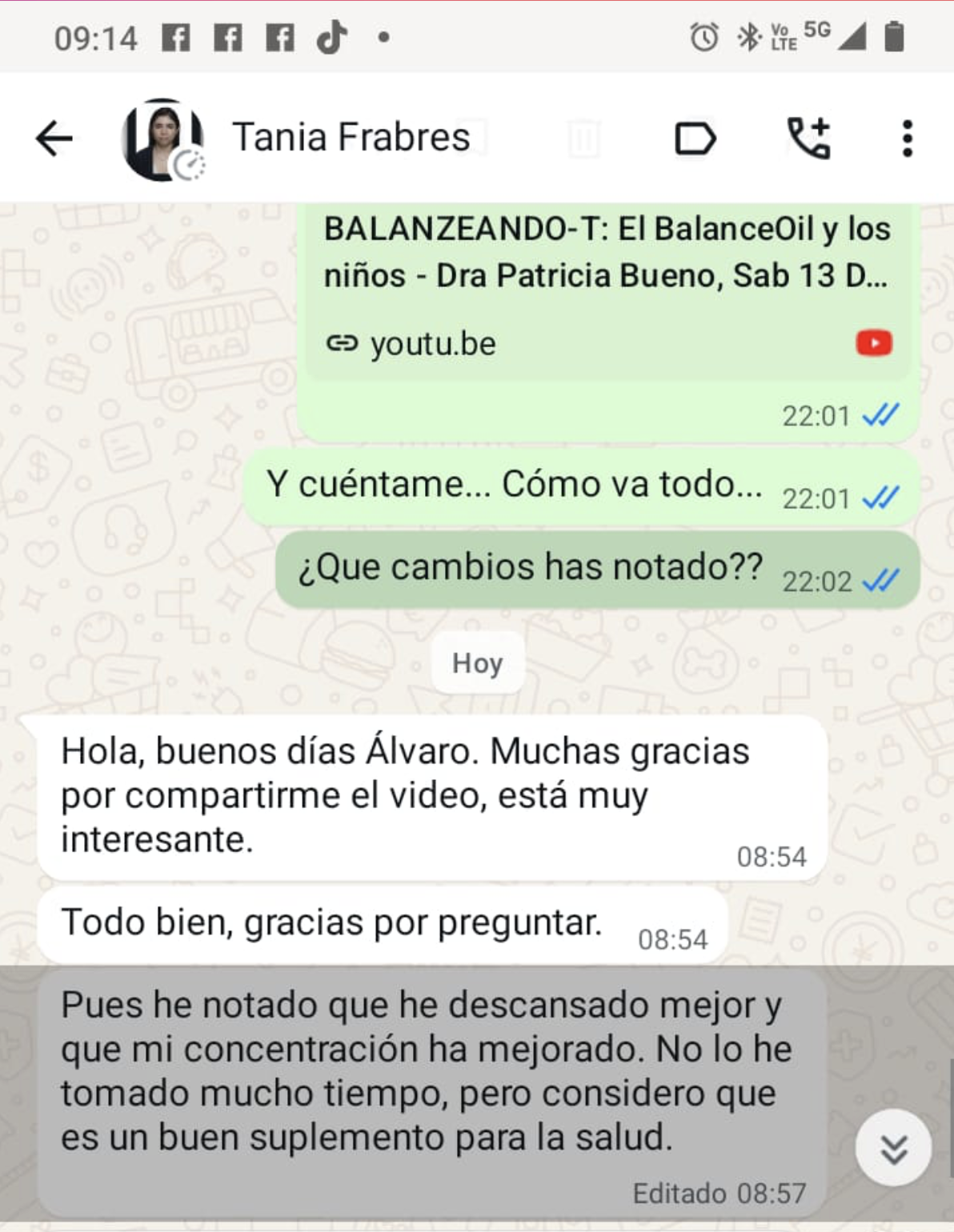 Testimonio de Tania F.