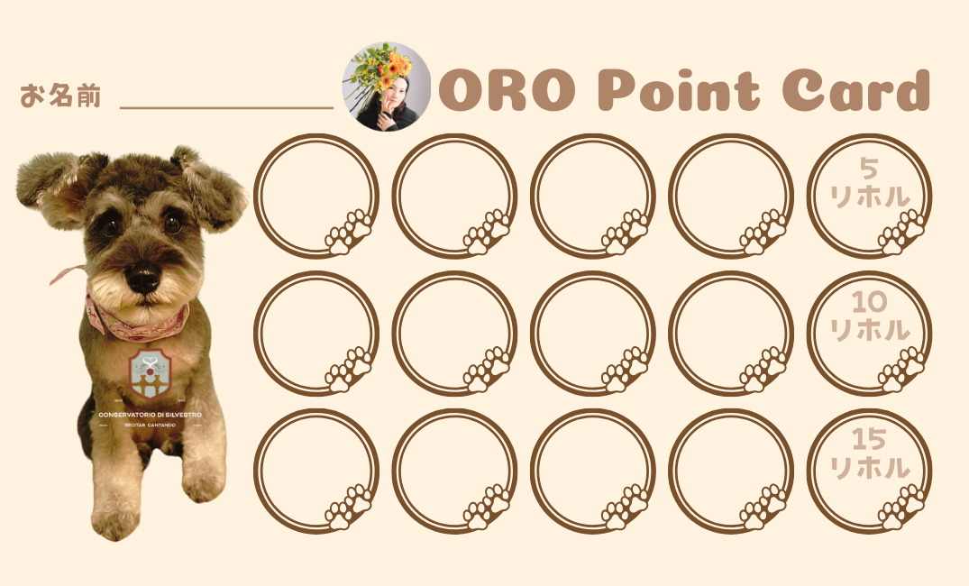 OROポイントカード表面