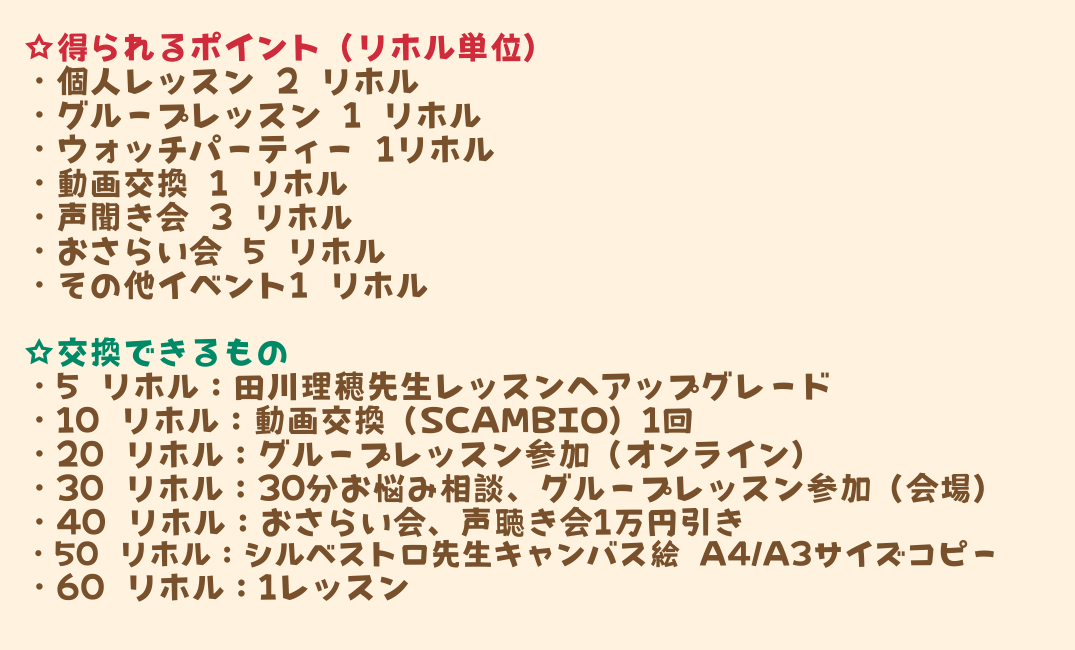 OROポイントカード裏面