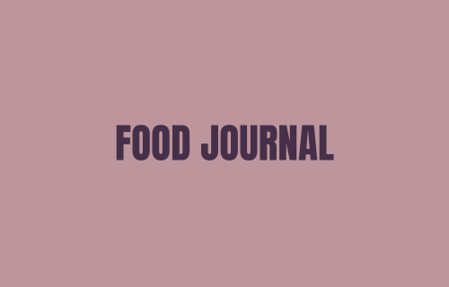 Food Journal — Bonus Module: Rebuilding trust with the body, not control over it