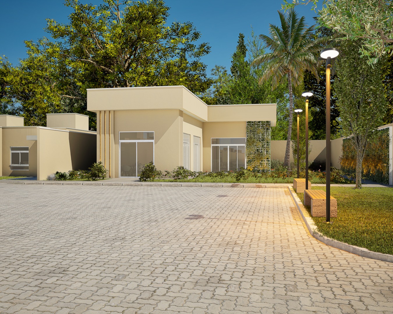 Fachada do Residencial Portal da Liberdade