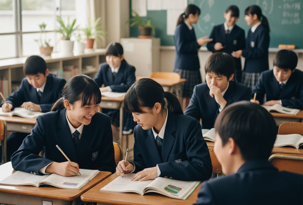 中学3年〜高校2年の生徒たち