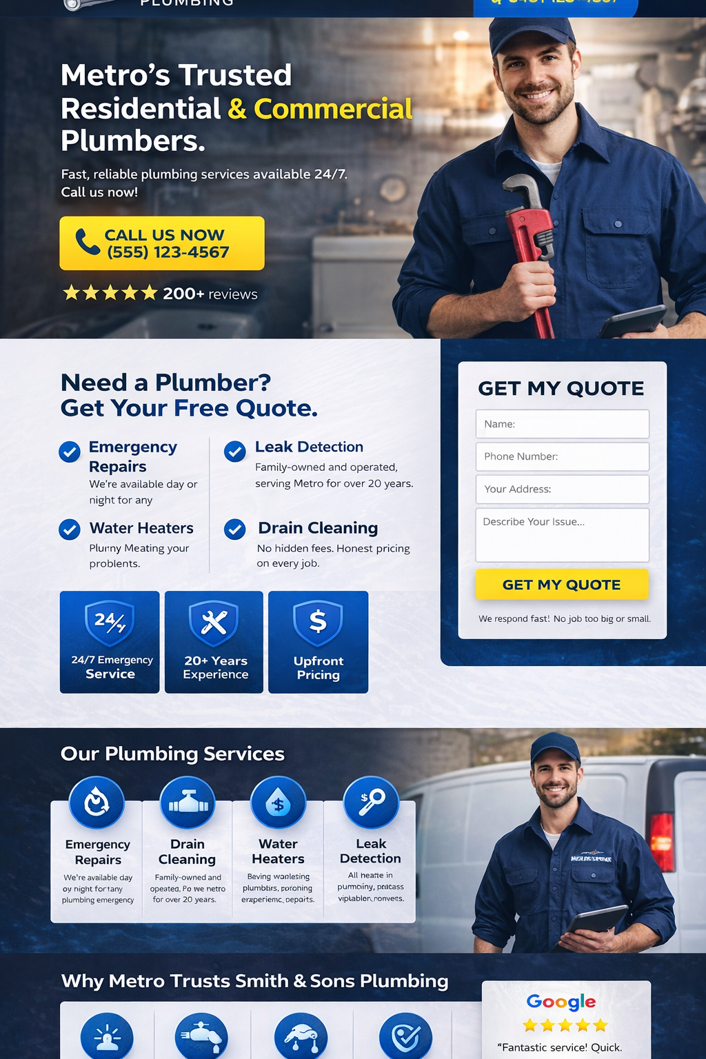 Smith & Sons Plumbing after