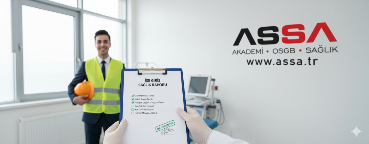 İŞE GİRİŞ SAĞLIK MUAYENESİ