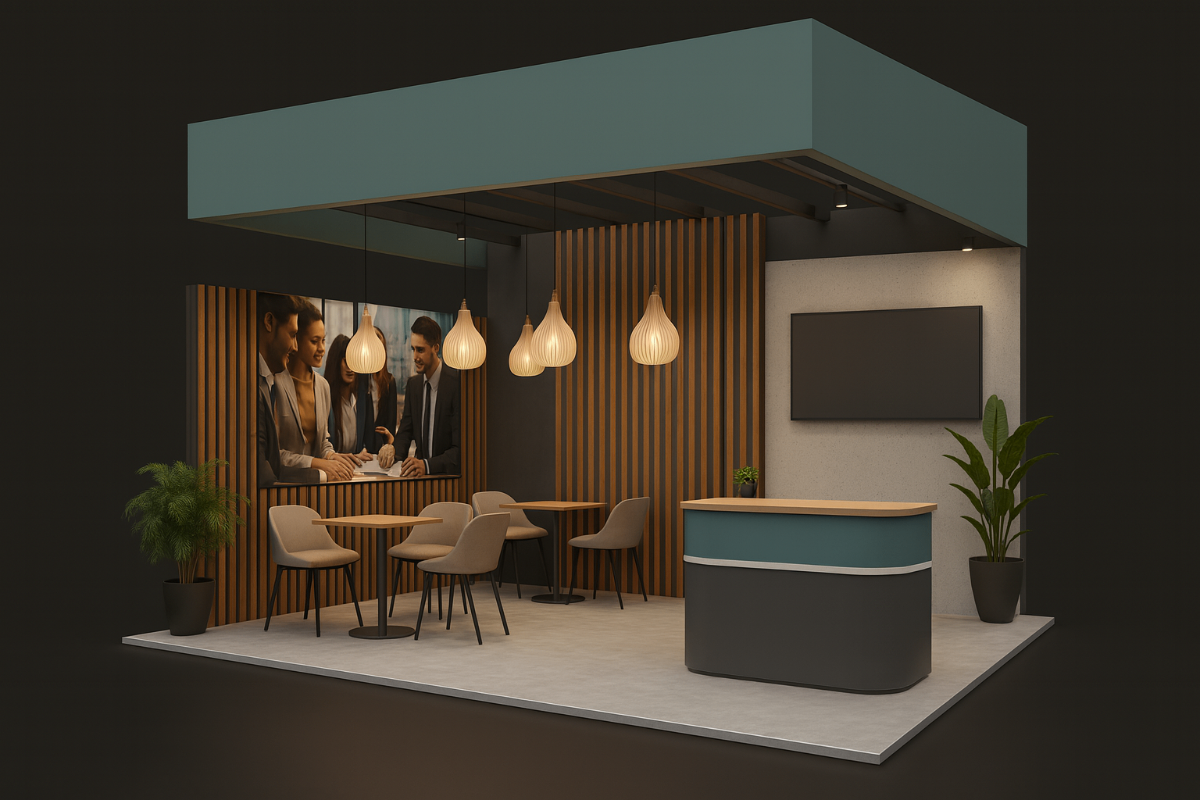 Projekt stoiska targowego