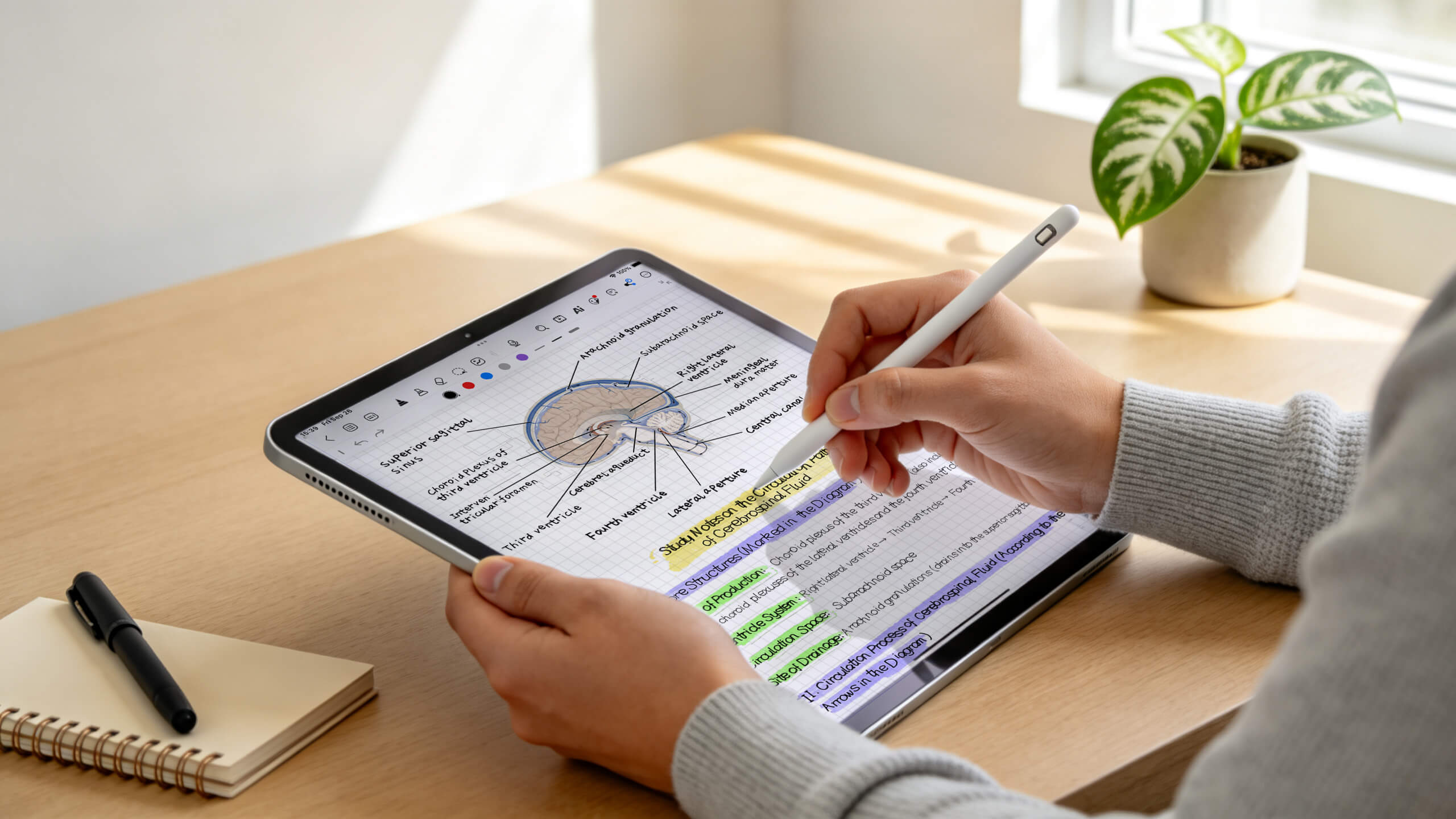 Write naturally with Apple Pencil