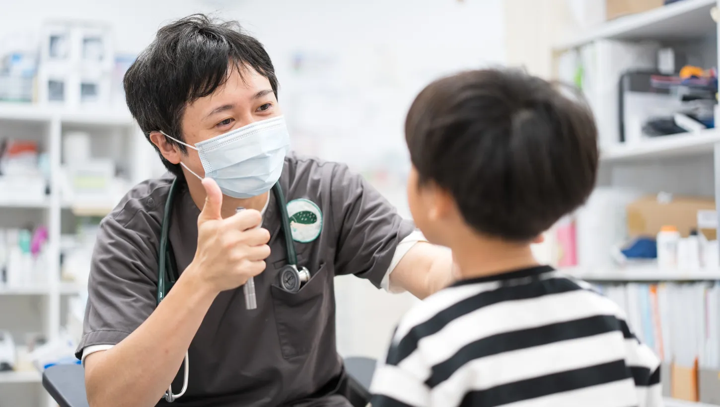 当院でのRSウイルス感染症診療の様子