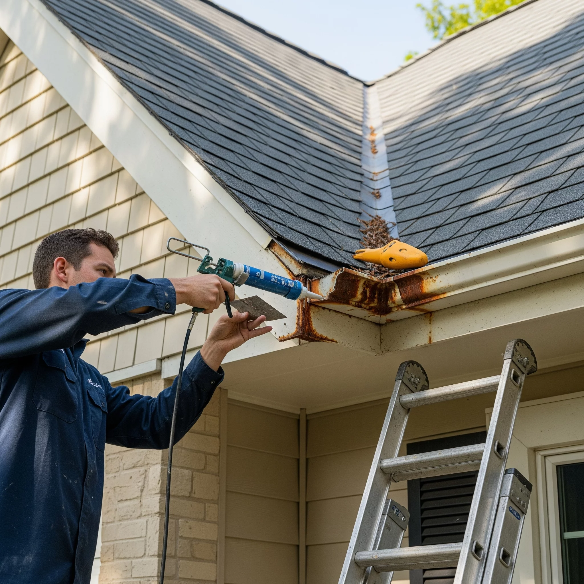 Gutter Repair Process