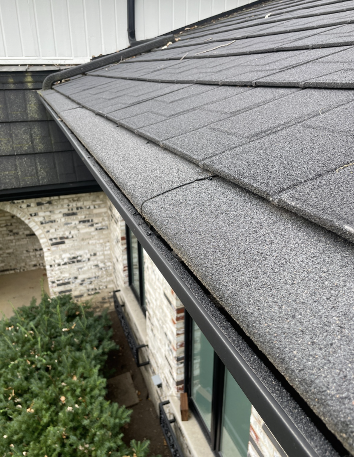 Stone-coated gutter protection system